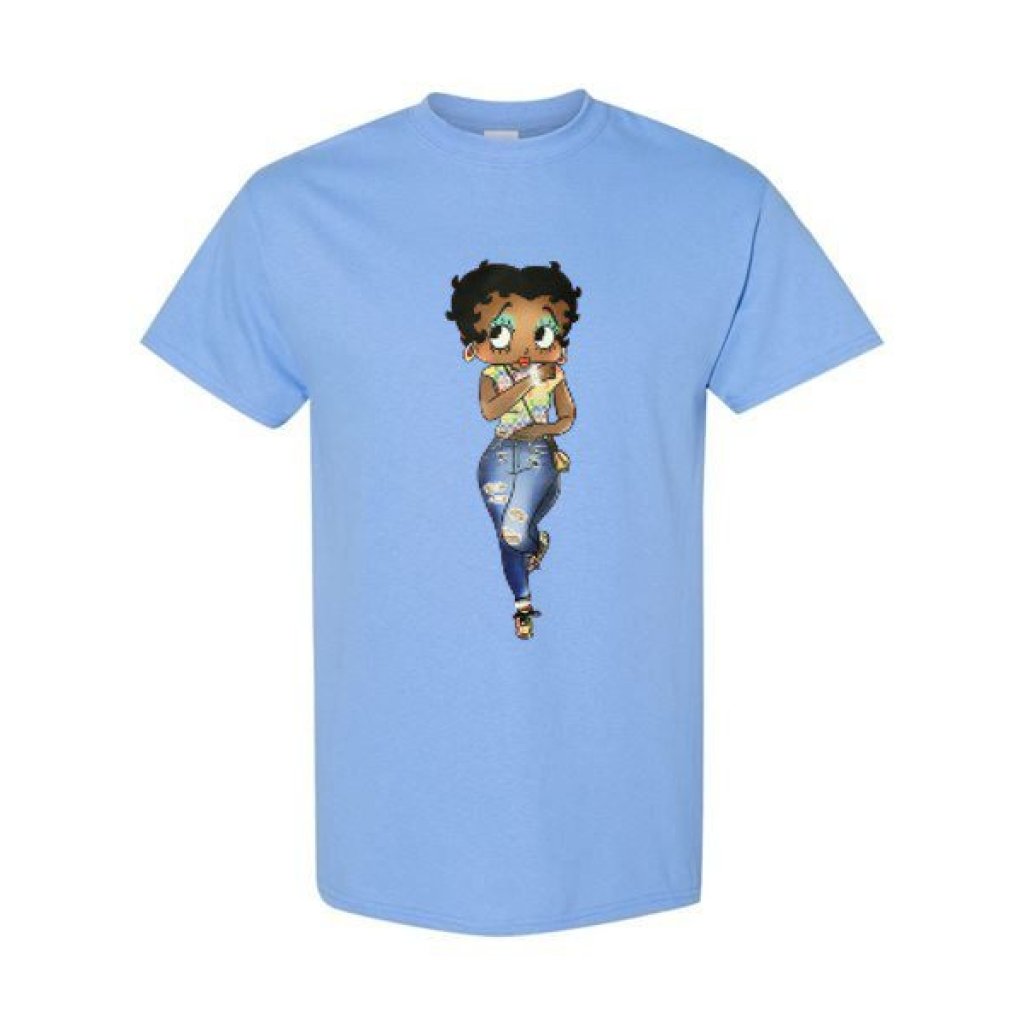 Betty Boop Carolina Blue T-Shirt