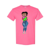 Bougie Boss Gear Curvey Black Betty Boop Pink T Shirt