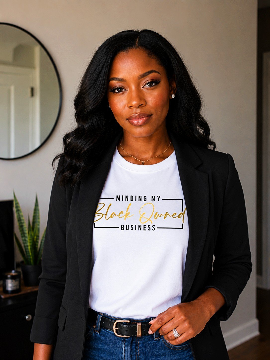 Bougie Boss Gear Minding My Black Owned Business mock up