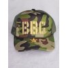 a camouflage hat with a star on it