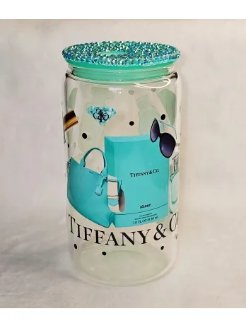 Designer Inspired Brand Glass Tumbler Cup