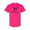 Bougie Boss Gear Mom Life Hot Pink T Shirt 1