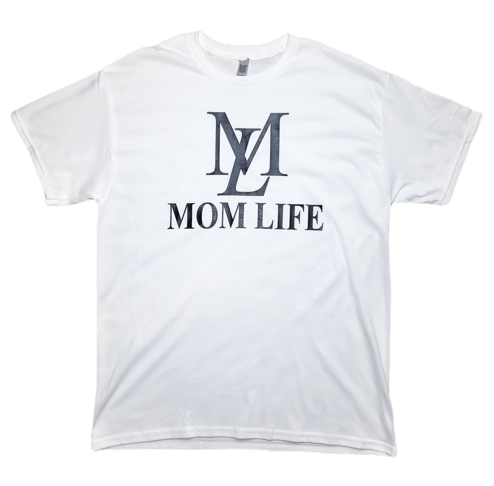 Bougie Boss Gear Mom Life White T Shirt 1