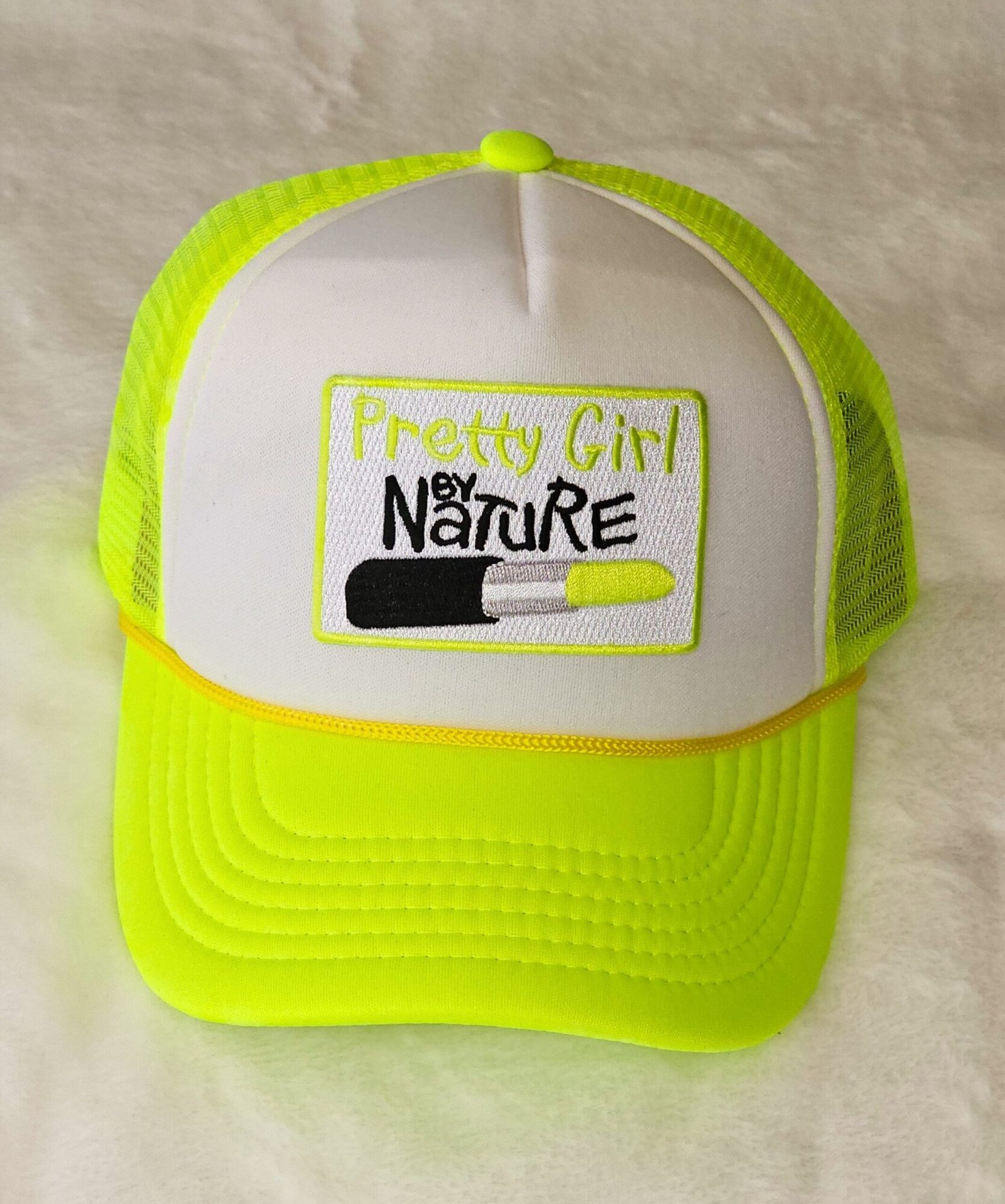 Bougie Boss Gear Pretty Girl by Nature Trucker Hat 6 scaled