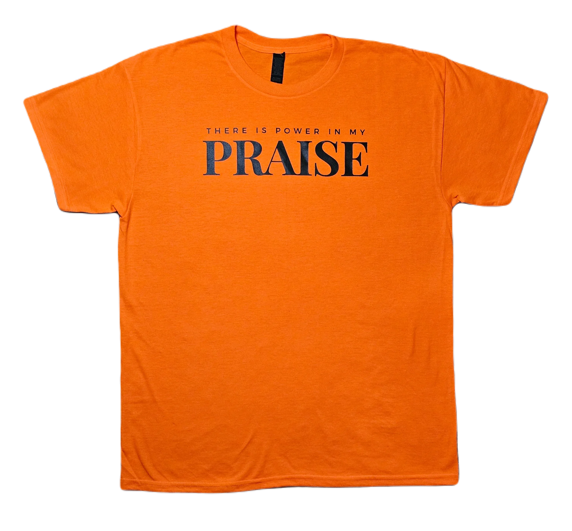 Bougie Boss Gear Power in my Praise Orange T Shirt