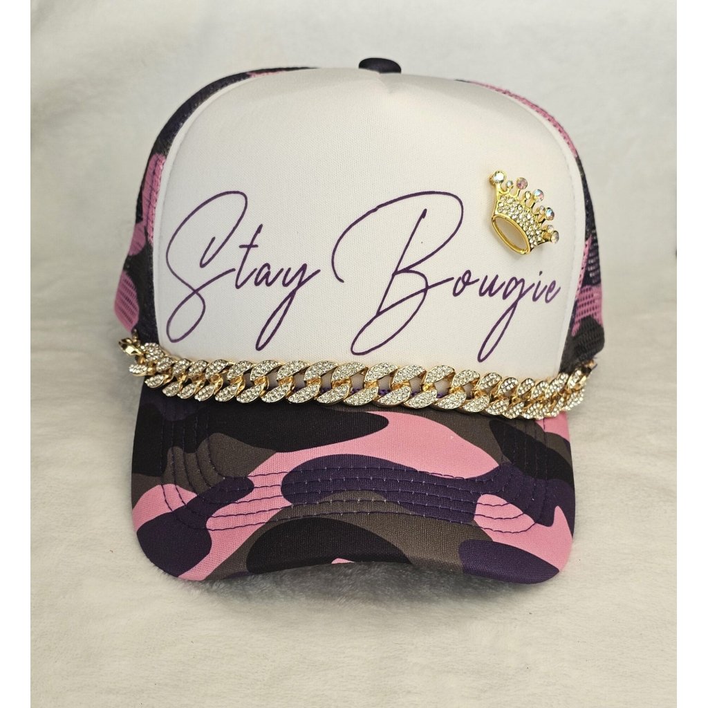 Stay Bougie Purple Camo Hat