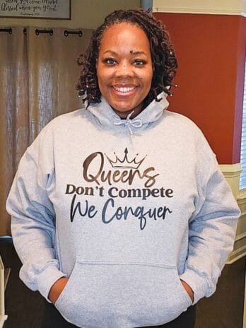 Queens Don’t Compete We Conquer Hoodie