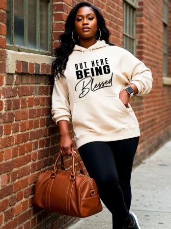 Out Here Being Blessed Hoodie