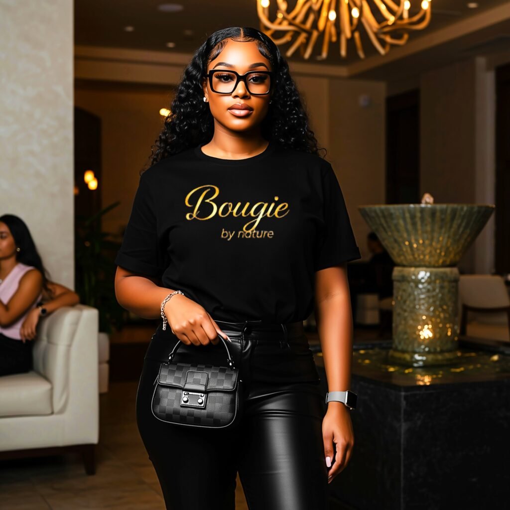 Bougie by Nature Black T-Shirt Mockup