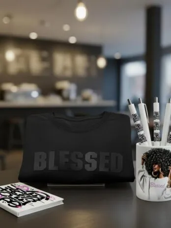 Bougie Boss Gear Home Page 3 Stay Blessed T-Shirt & Journal Set