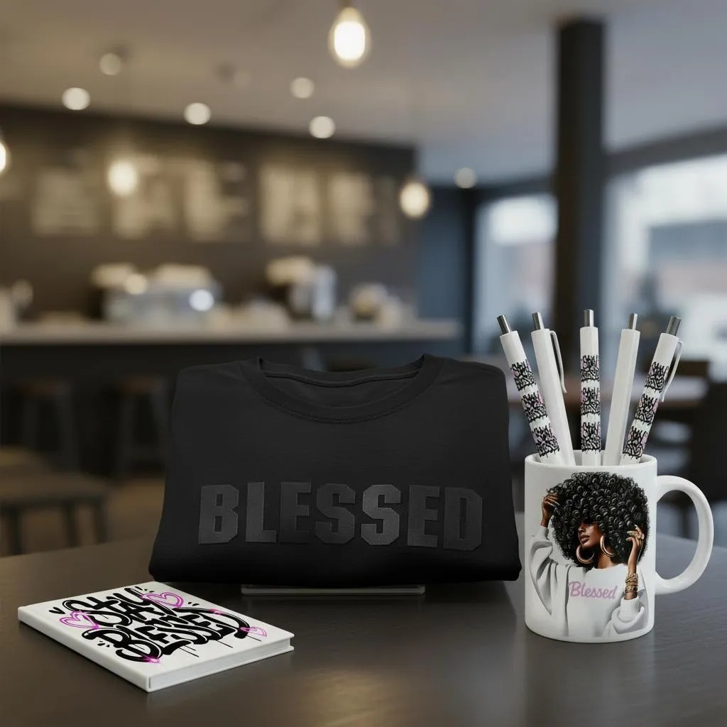 Stay Blessed Sweatshirt & Journal Set 1 Bougie Boss Gear Simple Blessed Journal Set 2