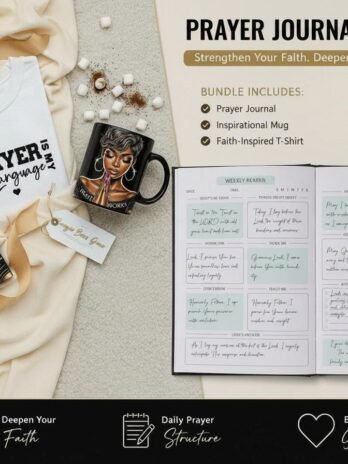 Prayer Is My Love Language T-Shirt and Journal Set