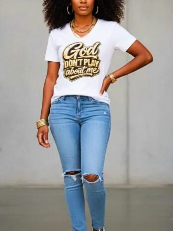 Bougie Boss Gear Home Page 2 God Don’t Play About Me T-Shirt