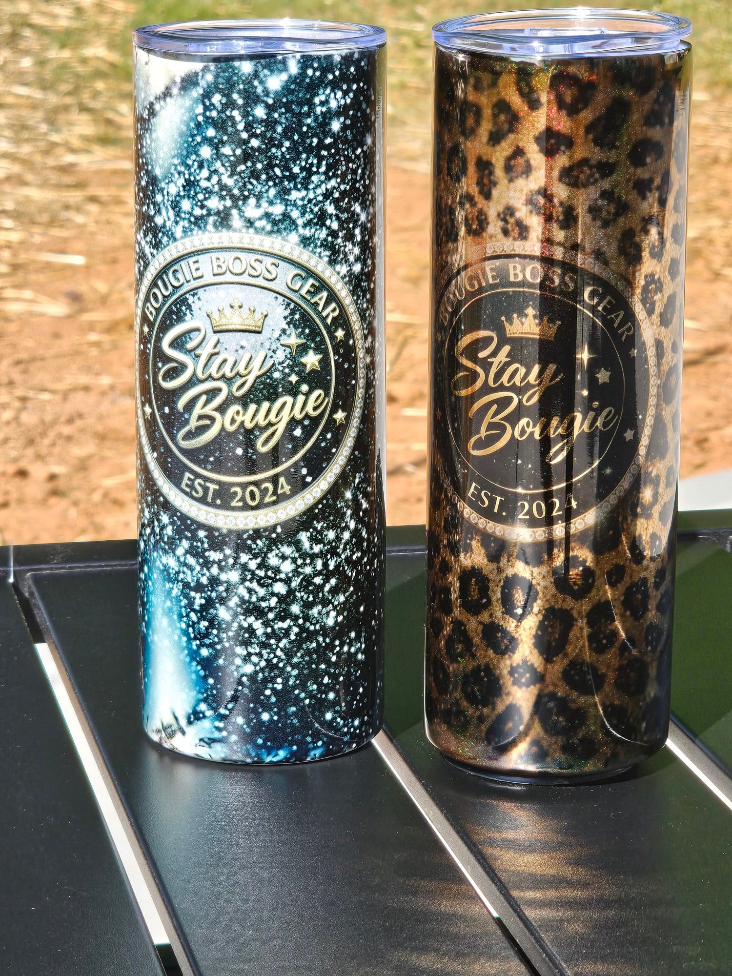 Bougie Boss Gear Sub Tumbler Combo 3-Black and Leopard
