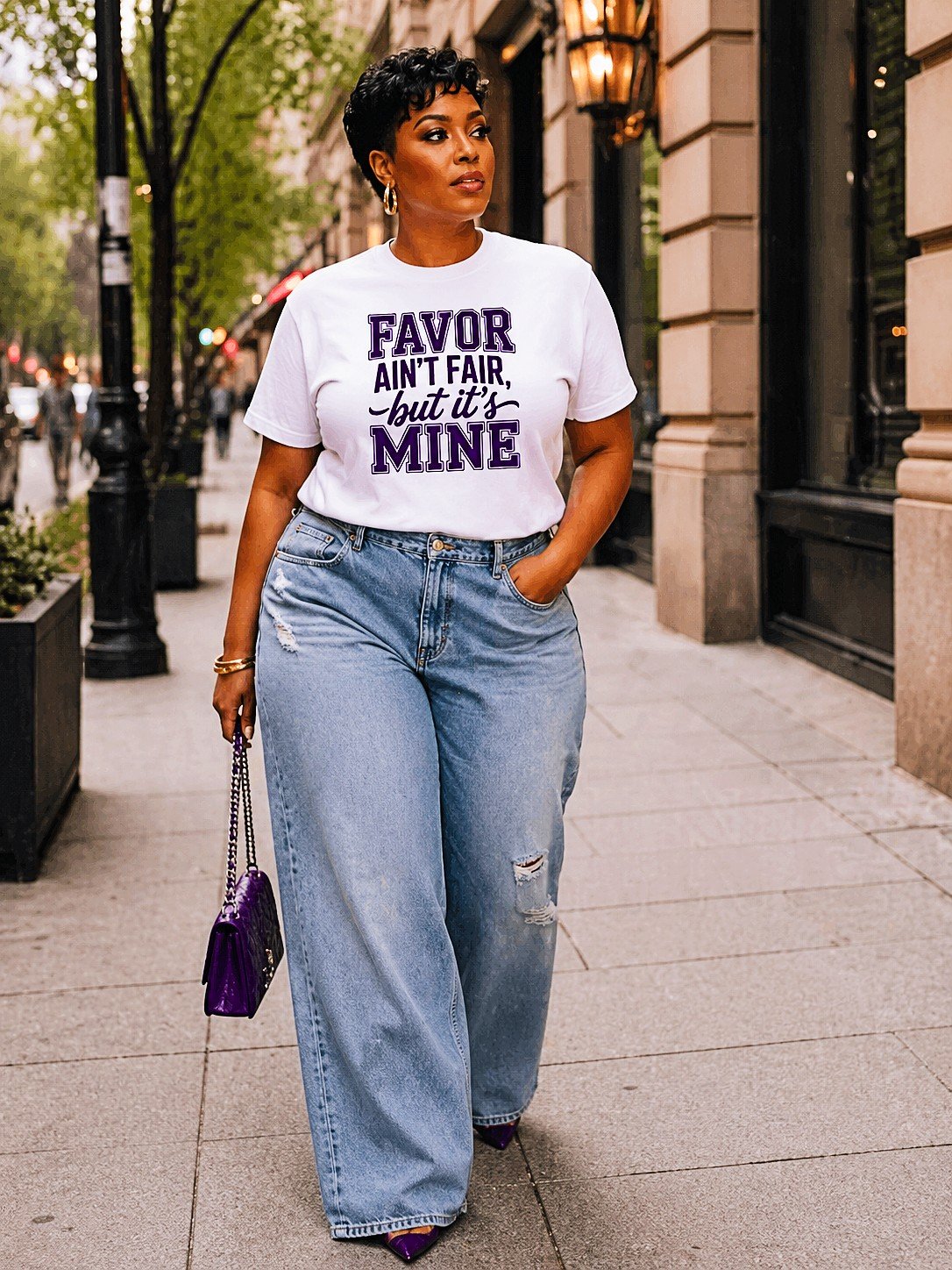 Favor Aint Fair White T-shirt