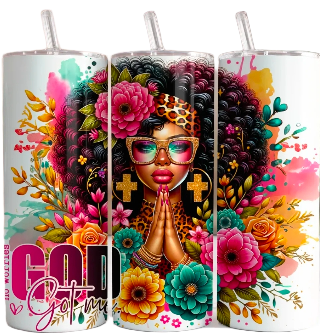 God Got Me Tumbler 3