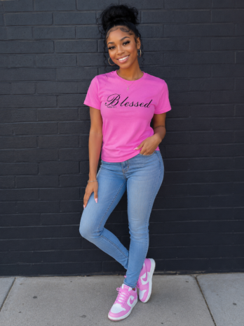 Pink Blessed T-Shirt