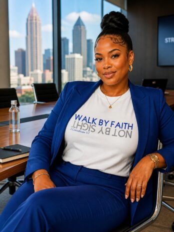 Bougie Boss Gear Home Page 7 Walk by Faith Not by Sight T-Shirt