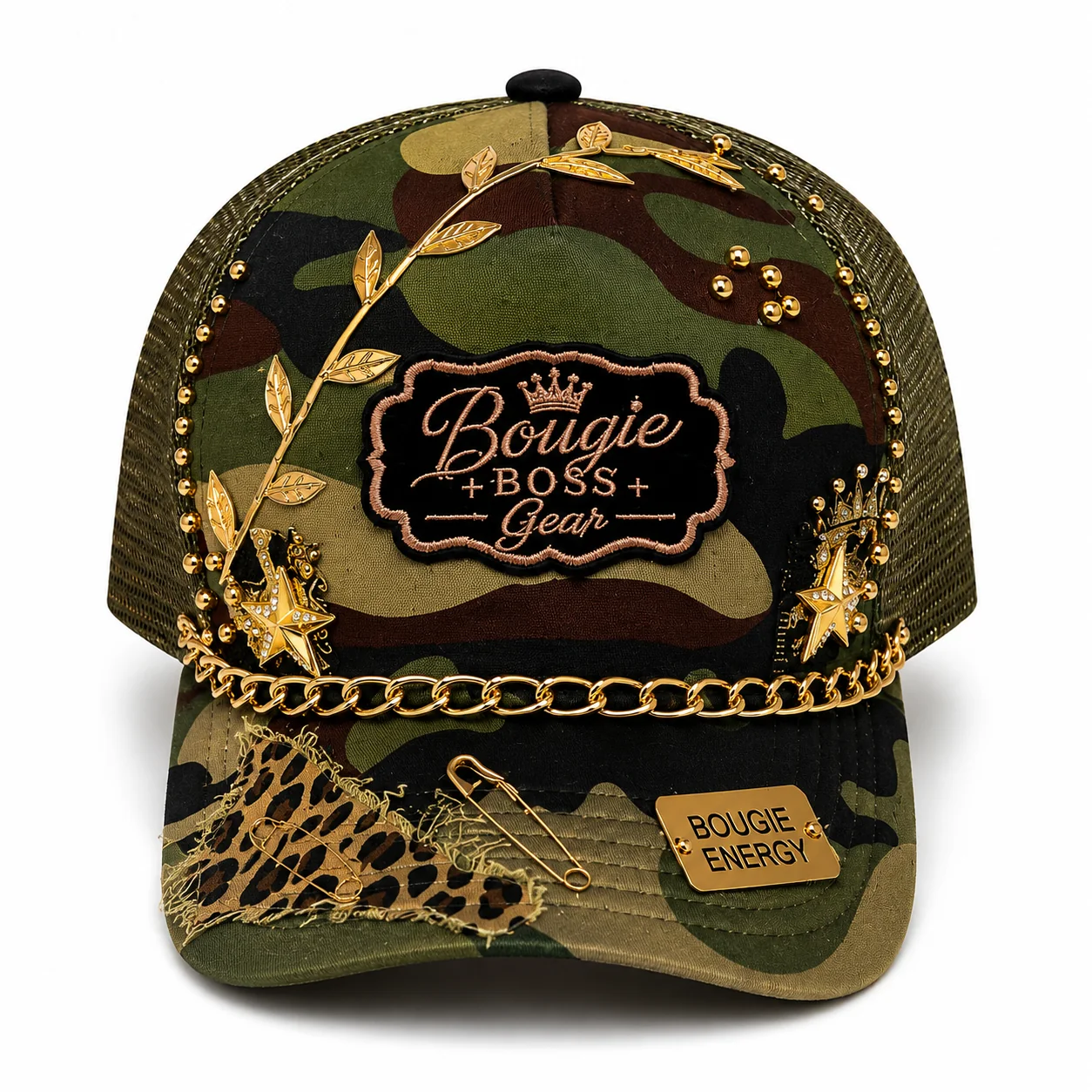Bougie Boss Gear Bougie Boss Gear Signature Camo Trucker Hat